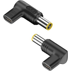 Powertech YX-12 Αντάπτορας Τροφοδοσίας USB-C σε Lenovo/IBM 7.9x5.5mm, Μαύρος