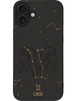 Sonique Zodiac Series Gemini Back Cover (iPhone 16 Plus)