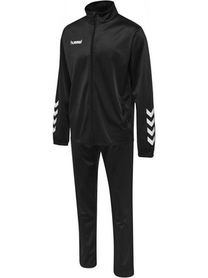 Hummel Promo Poly Suit Ανδρικό Σετ Φόρμας Μαύρο 205876-2001