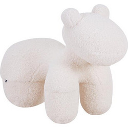 ΣΚΑΜΠΟ-ΠΟΥΦ Fylliana Teddy ΛΕΥΚΟ ΧΡΩΜΑ 55x110x83εκ