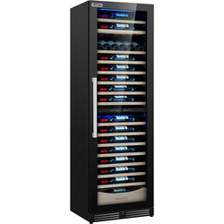 Karni KON 901 Επαγγελματικό ψυγείο κρασιών 333Lt διζωνικό με ράγες ραφιών και θερμοκρασίες λειτουργίας 5C - 20C 595x550x2000mm