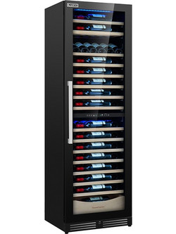 Karni KON 901 Επαγγελματικό ψυγείο κρασιών 333Lt διζωνικό με ράγες ραφιών και θερμοκρασίες λειτουργίας 5C - 20C 595x550x2000mm