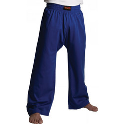 Παντελόνι ΒαμβακερoTROUSERS OLYMPUS COTTON ONE TONE Μπλε