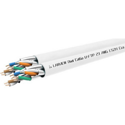 Lanview U/FTP Cat.6a Καλώδιο Δικτύου Ethernet 305m White LVN122163
