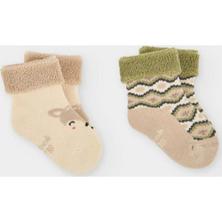 Σετ 2 ζευγάρια καλτσάκια μπεμπέ unisex Boboli-294005-7442-Multicolor