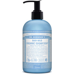 Dr. Bronner's Baby Unscented Organic Sugar Κρεμοσάπουνο 355ml