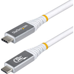 StarTech Καλώδιο USB4 USB-C to USB-C 1.5m White CC150CM80GUSB4CABLEW