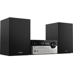 Phillips TAM4205 Mini Ηχοσύστημα Hi-Fi 2.0 60W με CD / Digital Media Player και Bluetooth Black Silver