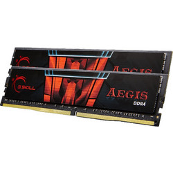 G.Skill Aegis 8GB (2X4GB) DDR4 RAM 2133MHz C15 Black