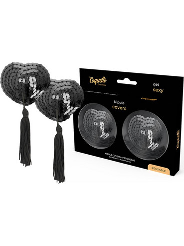 COQUETTE CHIC DESIRE NIPPLE COVERS BLACK