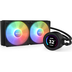NZXT Kraken Elite 240 Black Υδρόψυξη CPU 120mm RGB για Socket 115x / AM4 / TR4 / 1200 / sTRX4 / 1700 / AM5