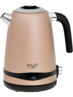 Adler AD 1295 Ανοξείδωτος Βραστήρας 1.7lt 2200W με Ρύθμιση Θερμοκρασίας