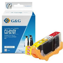 G&G Συμβατό Μελάνι Εκτυπωτή InkJet CLI521GY 8.4ml Γκρι 1τμχ NP-C-0521GY