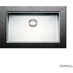 Apell Linear Plus FEM71 Υποκαθήμενος Νεροχύτης Inox Ματ 75x44cm