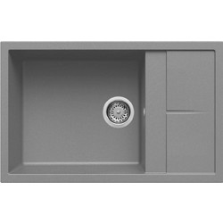 Elleci Unico 310 Ένθετος Νεροχύτης Γρανίτη Titanium 78x50cm