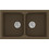 Sanitec Classic 336 Επικαθήμενος Νεροχύτης Γρανίτη Ματ Granite Rust 86x50cm