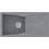 Sanitec Classic 328 Επικαθήμενος Νεροχύτης Γρανίτη Αντιστρεφόμενος Ματ Metallic Silver 99x51cm