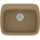 Sanitec Classic 313 Επικαθήμενος Νεροχύτης Γρανίτη Ματ Metallic Coffee 58x50cm