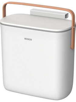 ECOCO κάδος απορριμμάτων E2236, 10lt, λευκός