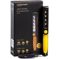 Flashlight LED WORK 2W + 4x0.5W IP20