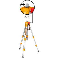 Τρίποδο για Αλφάδια Laser 5/8" & 1/4" 1.30-1.50m Αλουμινίου HLLT01573