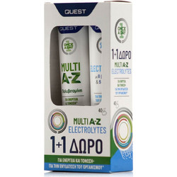 Quest Multi A-Z 20s + Electrolytes 1000mg 20 Αναβράζοντα Δισκία