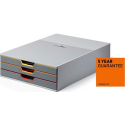 ΣΥΡΤΑΡΟΘΗΚΗ DURABLE VARICOLOR 3 ΣΥΡΤΑΡΙΑ ΣΤΕΝΑ
