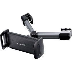 Wozinsky WUU-CHZ19 universal headrest car holder for phone and tablet - black
