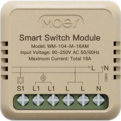 WIFI ΜΙΝΙ ΔΙΑΚΟΠΤΗΣ ΜΟΝΑΔΑΣ 1g 16A+ΜΕΤΡΗΤΗΣ ΕΝΕΡΓΕΙΑΣ N+L ΡΑΓΑΣ / WIFIMS1EM