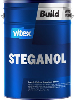 Vitex Steganol Επαλειφόμενο Στεγανωτικό Ασφαλτικό Βερνίκι Ταράτσας Μαύρο 200lt