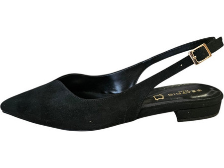 Suede γόβες slingback 115 Μαύρο