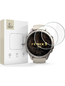 TECH-PROTECT Glass Fit+ Γυαλί Θραυστού 2-Pack για Garmin Fenix 9 Pro (43 mm) Διαφανές