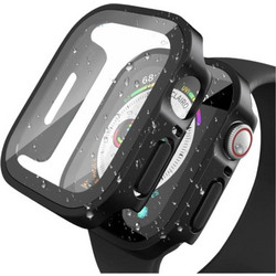 Θήκη PC με Tempered Glass Ahastyle WG56-2 Premium Apple Watch 7/ 8/ 9 45mm Διάφανο (2 τεμ.)