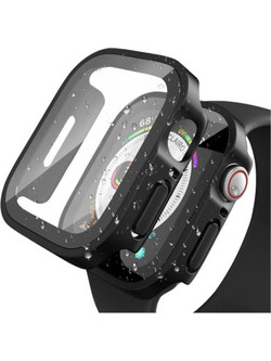 Θήκη PC με Tempered Glass Ahastyle WG56-2 Premium Apple Watch 7/ 8/ 9 45mm Διάφανο (2 τεμ.)