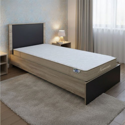 Pakoworld Athos Κρεβάτι Μονό με Στρώμα Sonoma / Ανθρακί 90x190cm 200-001651