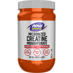 Now Sports Creatine Monohydrate Micronized Powder 500gr
