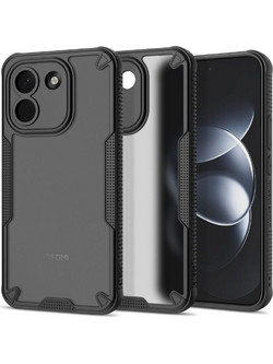 Tech-Protect Rugged Shield Back Cover Matte Black (Xiaomi Redmi Note 17 Pro Max 5G)