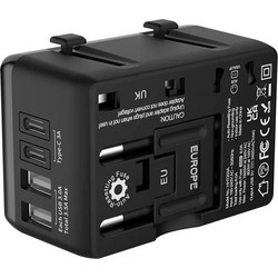 BliTZWOlF BW-TA1 4-σε-1 προσαρμογέας ταξιδιού 2xUSB + C + PD 20W