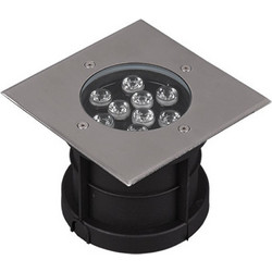 Χωνευτό Φωτιστικό Σποτ Trio Lighting Belaja Τετράγωνο 3000K 900lm IP65 165mm 8W Nickel 821669207