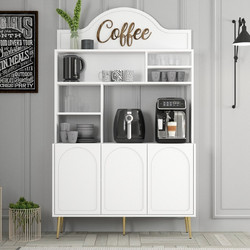 Έπιπλο Bar - Καφέ Lyon 120 - White, Gold 845Hct5810 (120x202x35)