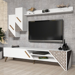 Σύνθεση Τηλεόρασης Beril - White 845Hct3001 (180x40x37)