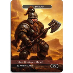 Dwarf Token (Red 2/2)