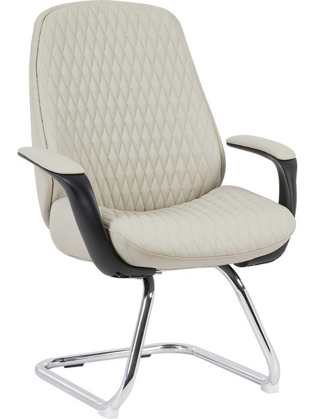 ΚΑΡΕΚΛΑ ΕΠΙΣΚΕΠΤΗ VELUM-s HM1235.02 ΜΠΕΖ PU-ΒΑΣΗ ΧΡΩΜΙΟΥ 71x60x100Υεκ