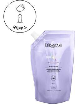 Kerastase Blond Absolu Bain Lumiere Refill Σαμπουάν για Προστασία Χρώματος & Επανόρθωση για Βαμμένα Μαλλιά 500ml