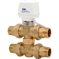 ICMA 322 - Τρίοδη Βάνα Fan Coil 3/4" με By-pass και Θερμοηλεκτρικό Κινητήρα