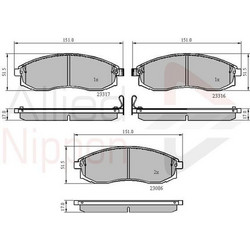 COMLINE ΤΑΚΑΚΙΑ - ADB3776 (OEM: MN102617, MR527550)