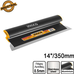 Σπάτουλα Στοκαρίσματος - Ξύστρα INOX 14"/350mm με Λαβή Αλουμινίου Ingco HSCL01401
