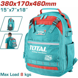 TOTAL ΕΠΑΓΓ. ΕΡΓΑΛΕΙΟΘΗΚΗ ΣΑΚΙΔΙΟ ΠΛΑΤΗΣ 380X170X460mm (THBP02025) TOTAL