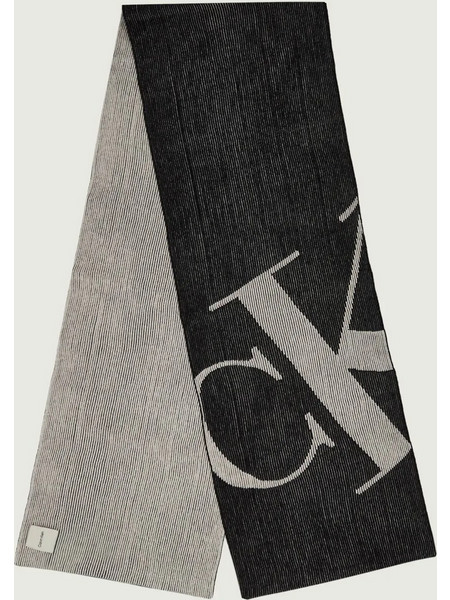 ΑΝΔΡΙΚΟ ΚΑΣΚΟΛ BOLD GRAPHIC SCARF CALVIN KLEIN LV04D8102G-UB1 ΜΑΥΡΟ
