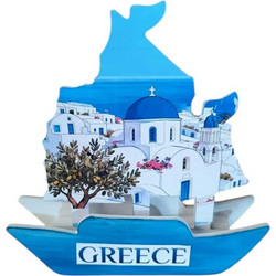 Διακοσμητικό Souvenir - Greece - Σετ 2 τεμάχια - LY2615 - 125547-125547